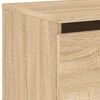vidaXL Wall-mounted Bedside Cabinet Set of 2 Sonoma Oak Engineered Wood