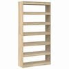 vidaXL Book Cabinet Sonoma Oak 39.37 x 11.81 x 77.95 in