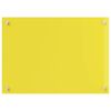 vidaXL Kitchen Backsplash Yellow 27.56 x 23.62 x 0.24 in