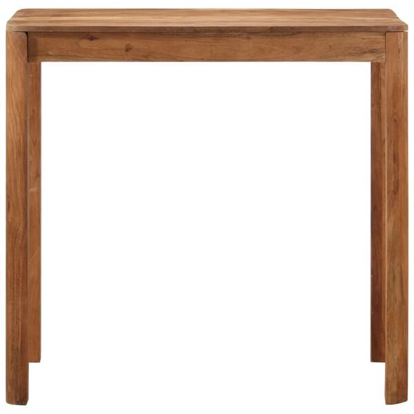 vidaXL Bar Table Honey Solid acacia wood Durable Rectangular