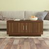 vidaXL Coffee Table Brown Oak Engineered Wood Medium Coffee Table
