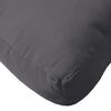 vidaXL Pallet Cushion Set of 2 Anthracite 100% Polyester