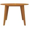 vidaXL Garden Table Brown Solid Acacia Wood Medium Durable