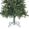 vidaXL Artificial Pre-lit Christmas Tree with Ball Set Green 82.7"