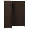 vidaXL Wardrobe Brown Iron tube 51.2 x 34.3 x 66.5 in Wardrobe