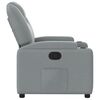 vidaXL Recliner Chair Light Grey Fabric (100% polyester), metal, plywood