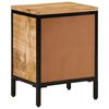 vidaXL Bedside Cabinet Natural mango wood Solid mango wood, iron Small