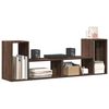 vidaXL TV Cabinet Brown oak Engineered wood Standard TV Cabinet