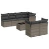 vidaXL Garden Sofa Set Grey