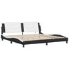 vidaXL Bed Frame Black and White