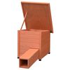 @Pet Hedgehog House Brown Solid pine wood XL Durable Hedgehog House