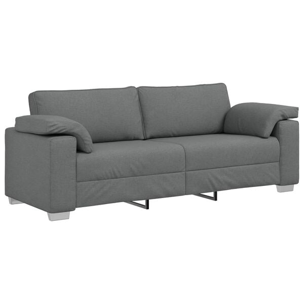 vidaXL Sofa Dark Grey 86.22 x 30.31 x 32.28 in Fabric