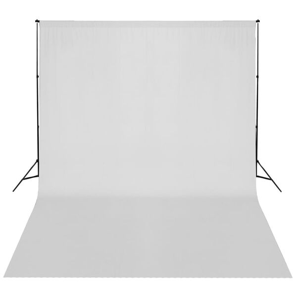 vidaXL Backdrop Support System 10 x 10 ft White