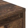 vidaXL TV Cabinet Smoked oak Engineered wood Large TV Cabinet