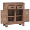 vidaXL Sideboard Natural Teak Solid Teak Wood 25.6 x 11.8 x 29.5 in