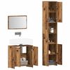 vidaXL Bathroom Furniture Set Old wood Engineered wood Medium