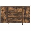 vidaXL Sideboard Smoked Oak 47.24 x 16.14 x 29.53 in Engineered Wood
