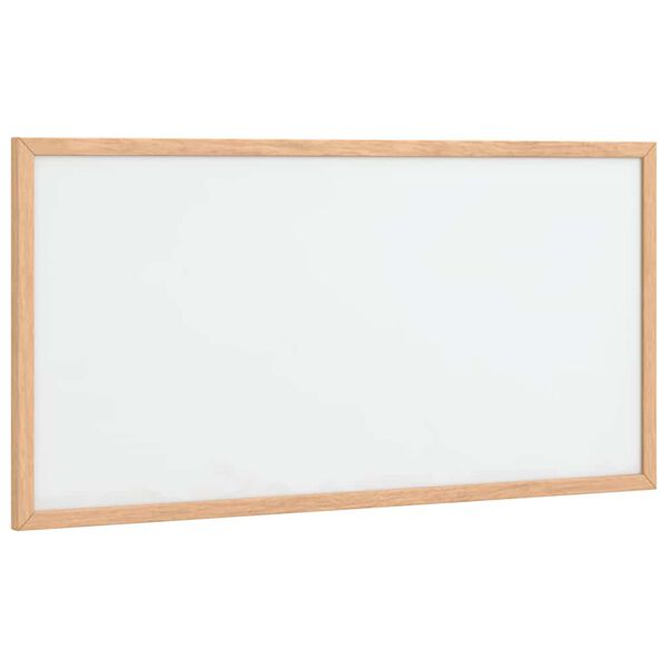 vidaXL Magnetic Whiteboard with Solid Pine Wood Frame 23.6x11.8"