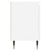 vidaXL Bedside Cabinet Set of 2 White Engineered wood Medium