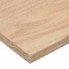 vidaXL Stair Tread Set of 16 Natural Oak Solid Oak Wood 47.2 x 11.8 in