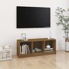 vidaXL TV Cabinet Honey Brown Solid Pine Wood Medium TV Cabinet