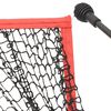 vidaXL Golf Practice Net Black and Red 120.1"x35.8"x83.9" Polyester