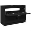 vidaXL Sink Cabinet Black Engineered Wood Standard Sink Cabinet