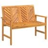 vidaXL Garden Bench Natural wood finish Solid Acacia wood