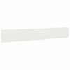 vidaXL Lawn Edgings 50 pcs White 5.9x40.6" Cold-rolled Steel
