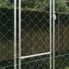 vidaXL Dog Cage Silver 600 x 200 x 256 cm Galvanised Steel