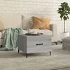 vidaXL Coffee Table Grey Sonoma Engineered wood Medium Drawers