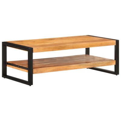 vidaXL Coffee Table 47.2"x23.6"x15.7" Solid Acacia Wood