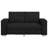 vidaXL Sofa Black 62.99 x 30.71 x 33.07 in Fabric
