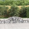 vidaXL Gabion Basket Set of 20 Silver Galvanized Iron