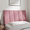 vidaXL Headboard Cushion Pink Velvet (100% polyester) 35.4 in wide