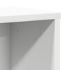 vidaXL Bookcase White Engineered Wood Compact Bookcase Rectangular