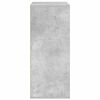 vidaXL Book Cabinet Concrete grey Engineered wood Medium Book Cabinet