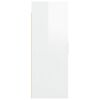 vidaXL Hanging Wall Cabinet High gloss white Engineered wood