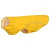 vidaXL Dog Raincoat Yellow Polyester L Water-resistant materials
