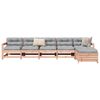 vidaXL Garden Sofa Set Reddish-brown Solid Douglas Fir Wood Large
