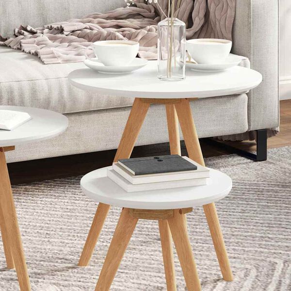 vidaXL Coffee Table Brown 50 x 50 x 46 cm Solid Walnut wood