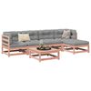 vidaXL Garden Sofa Set Reddish-brown Solid Douglas Fir wood