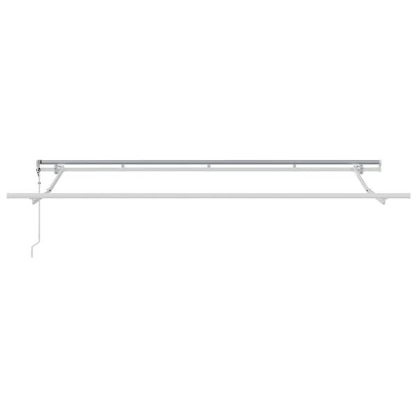 vidaXL Awning Frame White 13.1'x 6.6'Metal