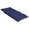 vidaXL Highback Chair Cushion Set of 6 Navy Blue Oxford Fabric