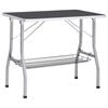 vidaXL Dog Grooming Table Black and Silver