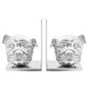 vidaXL Bookends 2 pcs Silver 8 x 12 x 16.5 cm Aluminium