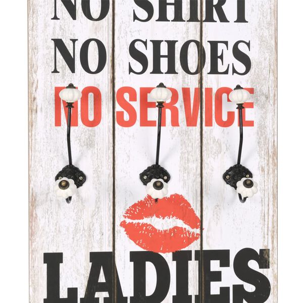 vidaXL Coat Rack Multicolor MDF board 47.2x15.7 in Coat Rack