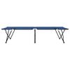 vidaXL Folding Camping Bed Folding Blue 81.10 x 29.92 x 29.13 in