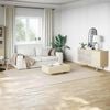vidaXL Shaggy Rug Cream White 100% Polyester 94.5 x 120.1 in Shaggy Rug