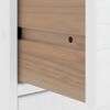 vidaXL Side Cabinet White Solid pine wood, engineered wood Standard